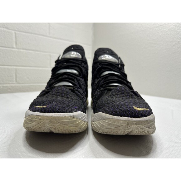 Men\'s Nike LeBron 18 Lakers Size 12 Black/Court Purple/White CQ9823-004 main image 6